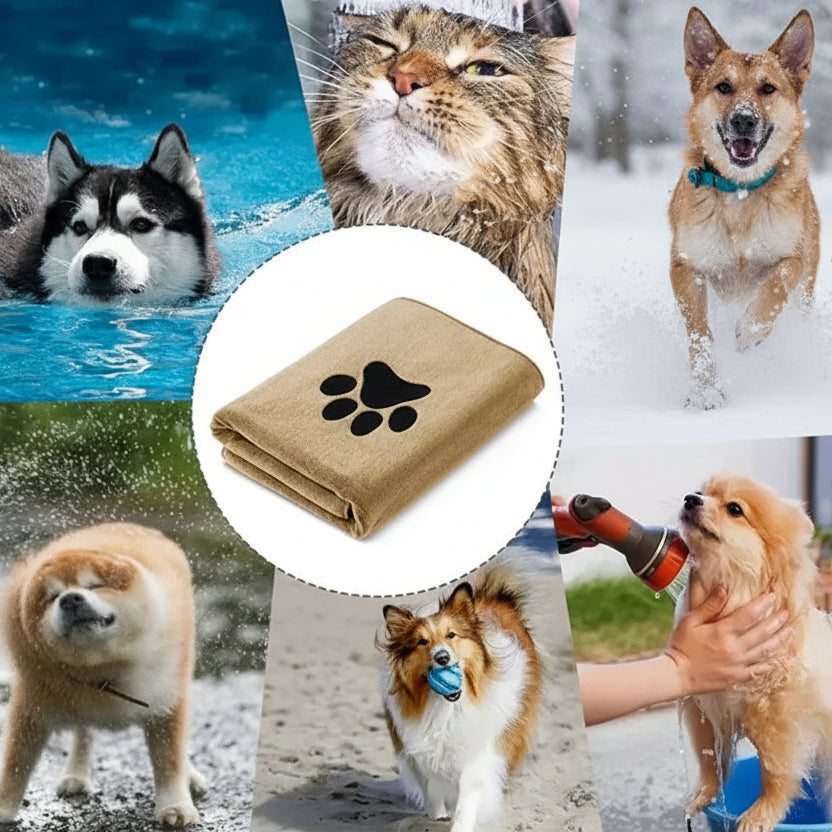 Pawa Ultra-Absorbant Microfiber Pet Towel